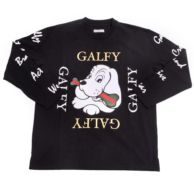 GALFY(ガルフィー)のガルフィー ストリート ロングTシャツ　ブラック メンズのトップス(Tシャツ/カットソー(七分/長袖))の商品写真