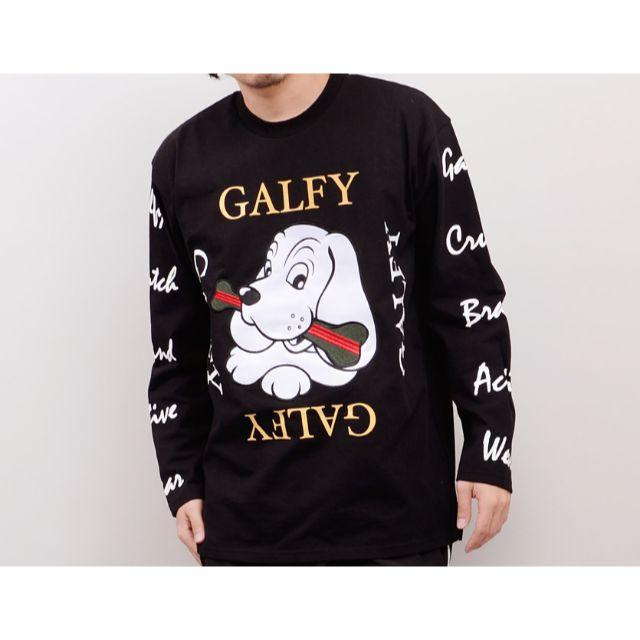 GALFY(ガルフィー)のガルフィー ストリート ロングTシャツ　ブラック メンズのトップス(Tシャツ/カットソー(七分/長袖))の商品写真