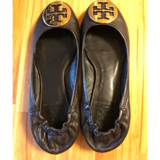 トリーバーチ(Tory Burch)のムーミンツリー様専用です☆トリーバーチ☆バレエシューズ☆7☆ブラック(バレエシューズ)