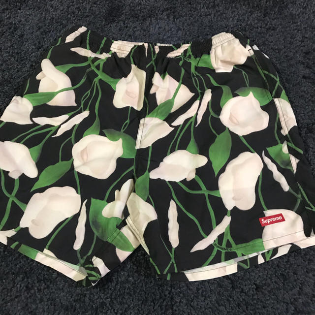 ショートパンツSupreme Nylon Water Short 黒 S 国内正規品