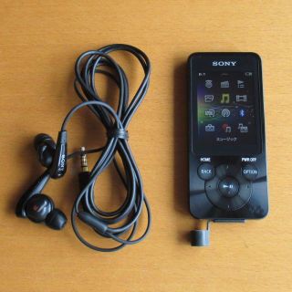 ウォークマン(WALKMAN)のSONYウォークマン NW-S14 B(8GB)ブラック WALKMAN(ポータブルプレーヤー)