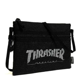 スラッシャー(THRASHER)の【THRASHER】サコッシュ［BK/WH(メッシュ)］(ショルダーバッグ)