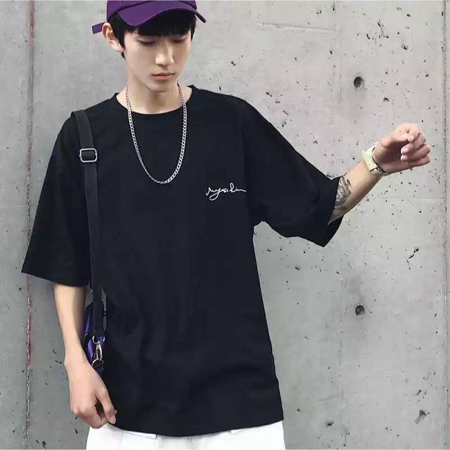 韓国ファッション 訳あり レディースのトップス(Tシャツ(半袖/袖なし))の商品写真