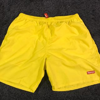 シュプリーム(Supreme)のSupreme Nylon Water Short Yellow S 国内正規品(ショートパンツ)