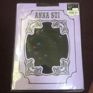 アナスイ(ANNA SUI)のアナスイ タイツ スターダスト柄 黒 星柄 ANNA SUI (タイツ/ストッキング)