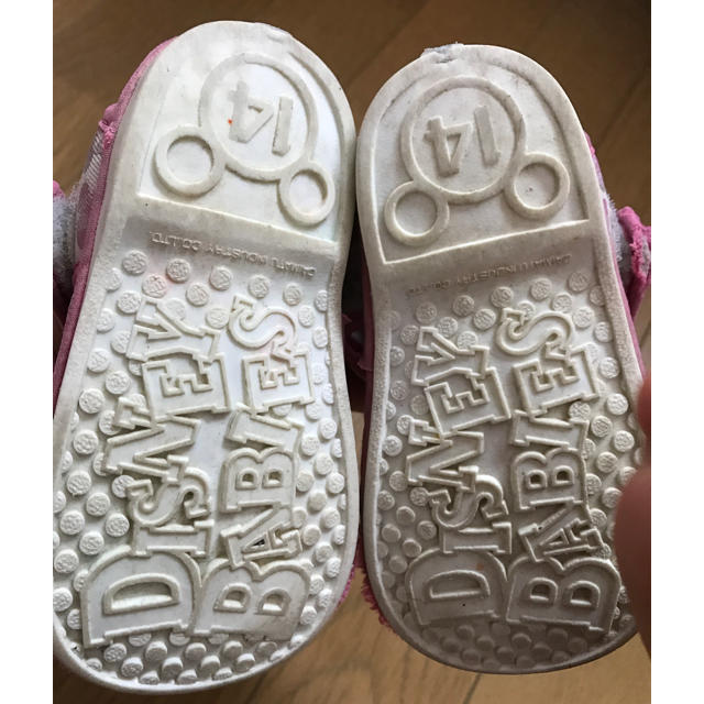 Disney(ディズニー)のミニー14センチサンダル キッズ/ベビー/マタニティのベビー靴/シューズ(~14cm)(サンダル)の商品写真
