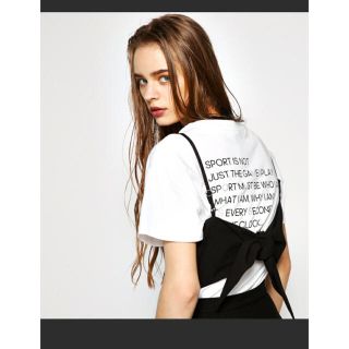 マウジー(moussy)のアディダス マウジー adidas moussy レタリング Tシャツ (Tシャツ(半袖/袖なし))