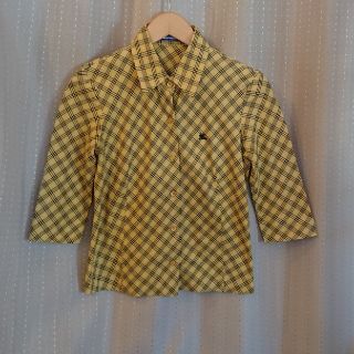 バーバリーブルーレーベル(BURBERRY BLUE LABEL)の☆BURBERRY BLUE LABELチェックブラウス☆(シャツ/ブラウス(半袖/袖なし))