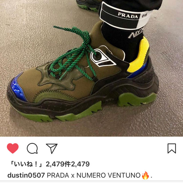 N°21(ヌメロヴェントゥーノ)のN°21  numero ventuno ヌメロ balenciaga  メンズの靴/シューズ(スニーカー)の商品写真