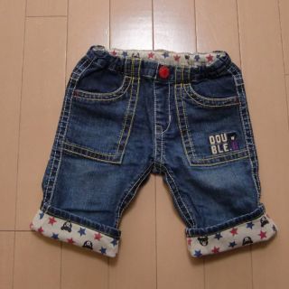ダブルビー(DOUBLE.B)の100cm　ミキハウス　ダブルＢ　デニムパンツ(パンツ/スパッツ)