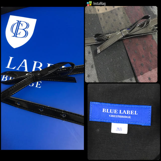 BURBERRY BLUE LABEL(バーバリーブルーレーベル)の本日限定 未使用 店舗限定 クレストブリッジ  ブルーレーベル ワンピース レディースのワンピース(ひざ丈ワンピース)の商品写真