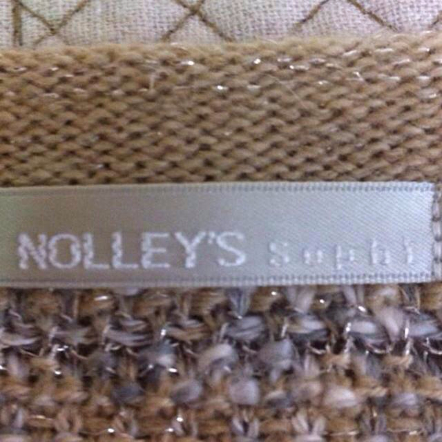 NOLLEY'S(ノーリーズ)のノーリーズ ベージュロングカーディガン レディースのトップス(カーディガン)の商品写真