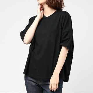 アーバンリサーチ(URBAN RESEARCH)のリトル 断捨離中様専用 ミズイロインド 袖ギャザーTシャツ(Tシャツ(半袖/袖なし))