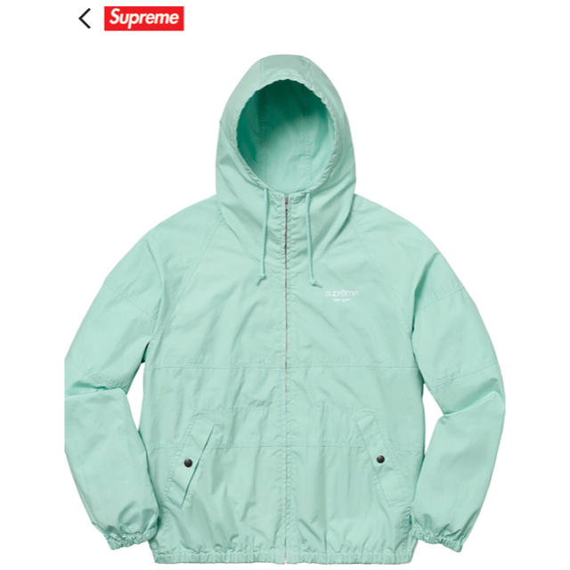 Supreme Cotton Hooded Raglan Jacket