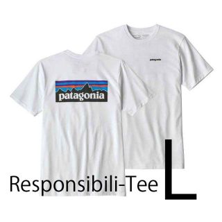 新品 L 即日発送パタゴニア 日本サイズXL P6 ロゴ Tシャツ白2018