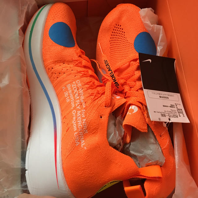 27 センチ OFF-WHITE NIKE ZOOM FLY  snkrs購入 1