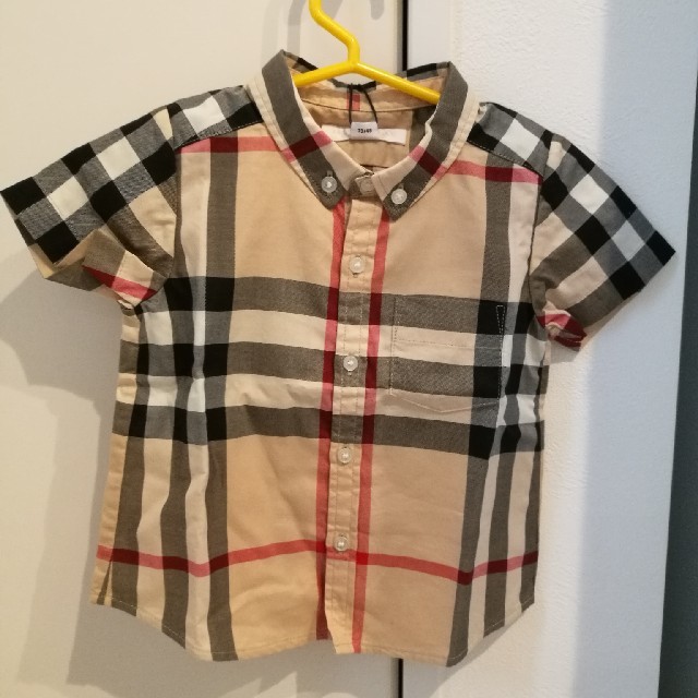 BURBERRY(バーバリー)の【新品 】BURBERRY チェック柄シャツ キッズ/ベビー/マタニティのベビー服(~85cm)(シャツ/カットソー)の商品写真