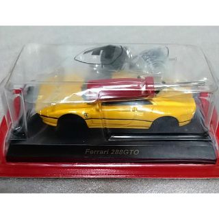 フェラーリ(Ferrari)の新品未組立 京商 フェラーリ 288GTO 1984 イエロー(ミニカー)