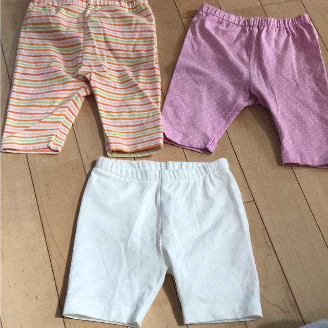 UNIQLO(ユニクロ)の美品◎ユニクロ 3枚セット ベビーレギンス キッズ/ベビー/マタニティのベビー服(~85cm)(パンツ)の商品写真