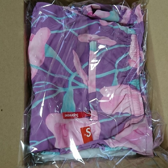 業界最安 Ｓ ユリ パープル Supreme Nylon Water Short