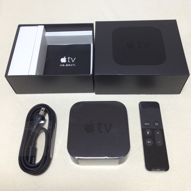 Apple(アップル)のApple TV 第4世代 32G 未使用品 スマホ/家電/カメラのテレビ/映像機器(テレビ)の商品写真