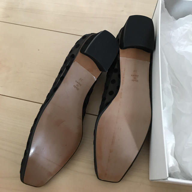 IENA(イエナ)のIENA ドットチュールパンプス 新品未使用 レディースの靴/シューズ(ハイヒール/パンプス)の商品写真