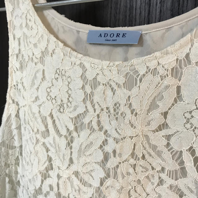 ADORE(アドーア)のADORE レースブラウス レディースのトップス(シャツ/ブラウス(半袖/袖なし))の商品写真