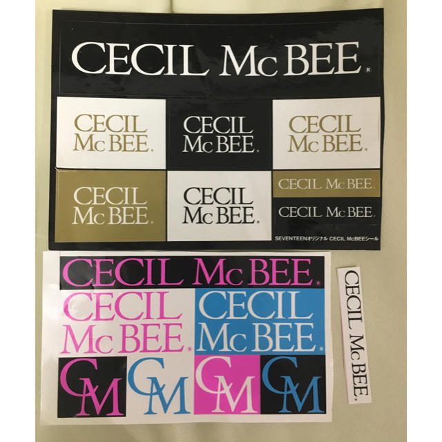 CECIL McBEE(セシルマクビー)のセシルマクビー ステッカー レディースのファッション小物(その他)の商品写真