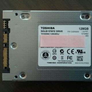 トウシバ(東芝)のTOSHIBA　東芝　SSD 128GB 中古(PCパーツ)