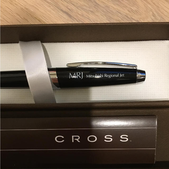 CROSS のボールペン、MRJの刻印入り非売品