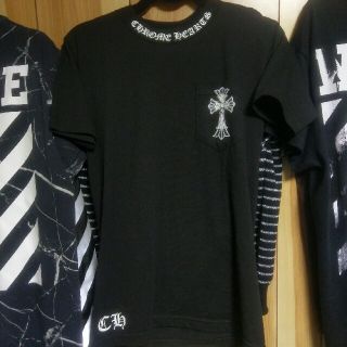 クロムハーツ(Chrome Hearts)の正規 クロムハーツ ネックロゴ Tシャツ Y-3 キャップ Off White(Tシャツ/カットソー(半袖/袖なし))