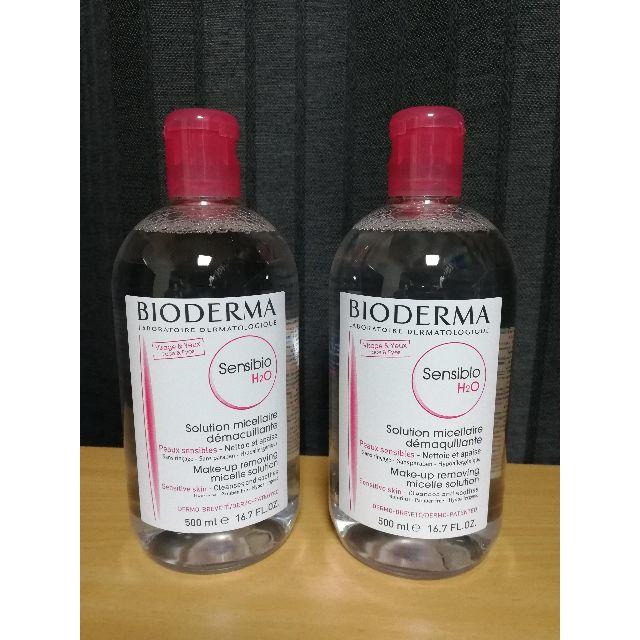 BIODERMA(ビオデルマ)の☆新品☆ ビオデルマ　サンシビオ　500ml　２本セット コスメ/美容のスキンケア/基礎化粧品(クレンジング/メイク落とし)の商品写真