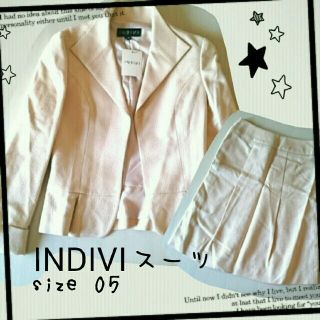 インディヴィ(INDIVI)のINDIVI size05 スーツ☆(スーツ)