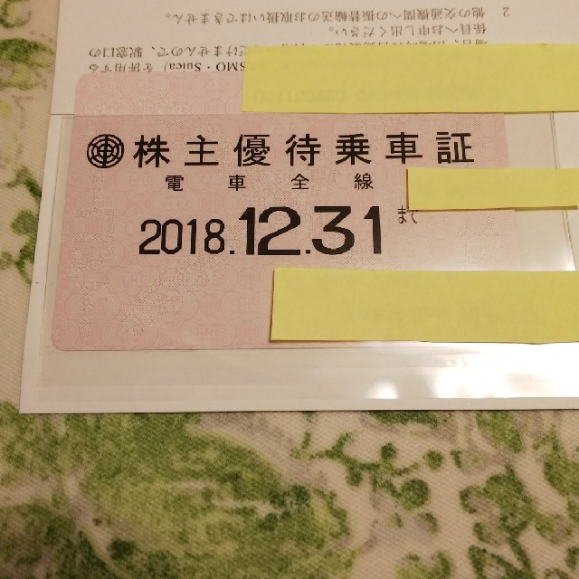 東武鉄道 株主定期券