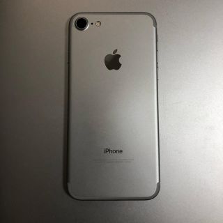 アップル(Apple)の【美品】iPhone7 128GB シルバー SIMフリー(スマートフォン本体)