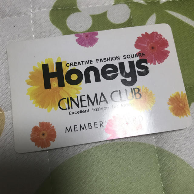 HONEYS(ハニーズ)のハニーズ  ポイントカード チケットの優待券/割引券(ショッピング)の商品写真