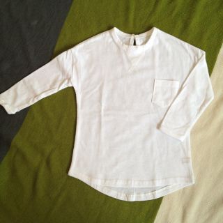 無地 7分丈 白T(その他)