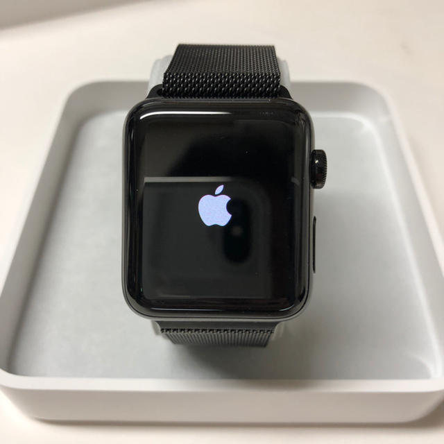 Apple Watch series2 42mm ブラックステンレススチール