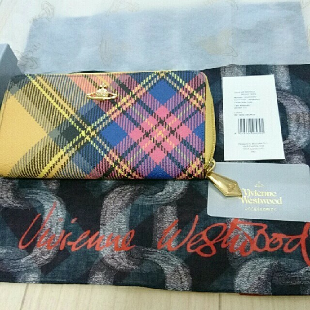 レディースVivienne Westwood 長財布 新品 ラウンドファスナー