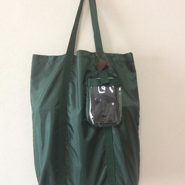 【新品】ナイロンバッグ 箸袋セット 【カーキ】 レディースのバッグ(エコバッグ)の商品写真