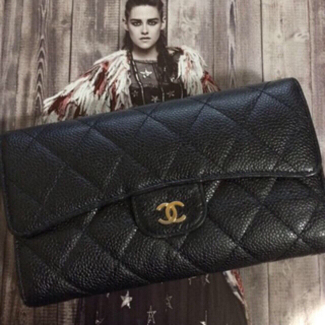 驚きの値段 CHANEL - CHANEL キャビアスキン 長財布 財布 - zoopalic.com