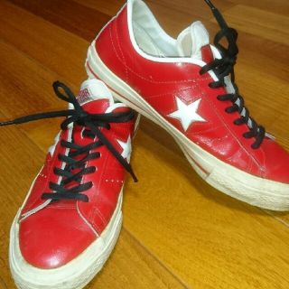 コンバース(CONVERSE)の最終値下げ  コンバースワンスター レッド(スニーカー)