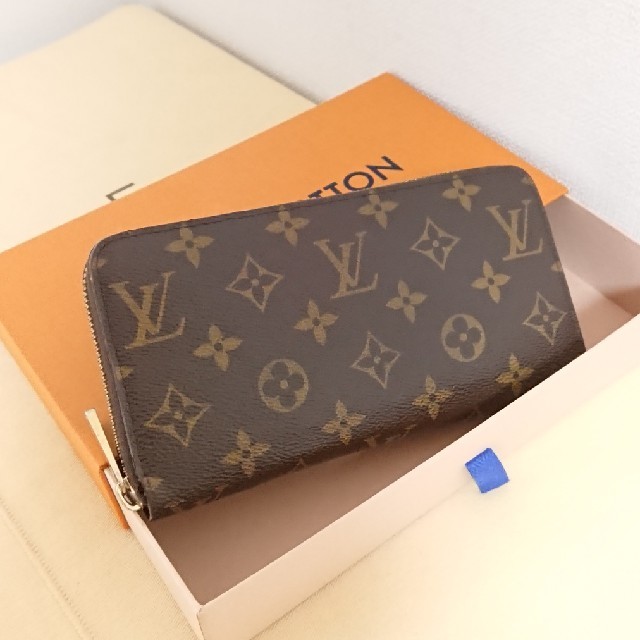 美品 正規品ルイヴィトン モノグラム ジッピーウォレット 長財布