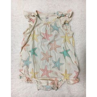 ベビーギャップ(babyGAP)の⭐️babgap購入⭐️女の子6〜12month スターフィッシュロンパース(ロンパース)