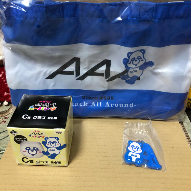 AAA(トリプルエー)の新品未使用  AAA一番くじ  B賞、C賞.D賞セット青 エンタメ/ホビーのおもちゃ/ぬいぐるみ(キャラクターグッズ)の商品写真