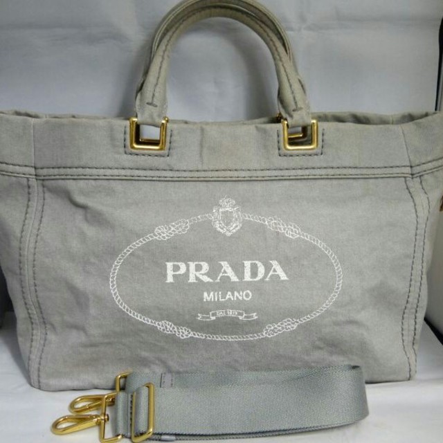 タイムセール　PRADA　ロゴジャガード　ショルダー付き　Gカード　カナパ