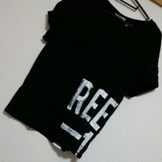 リーボック(Reebok)のReebok ペイント ロゴ カットソー Mサイズ リーボック(Tシャツ(半袖/袖なし))