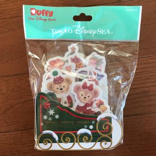 ダッフィー(ダッフィー)のDuffy ダッフィー シェリーメイ クリスマス限定 メモセット 新品未開封(ノート/メモ帳/ふせん)