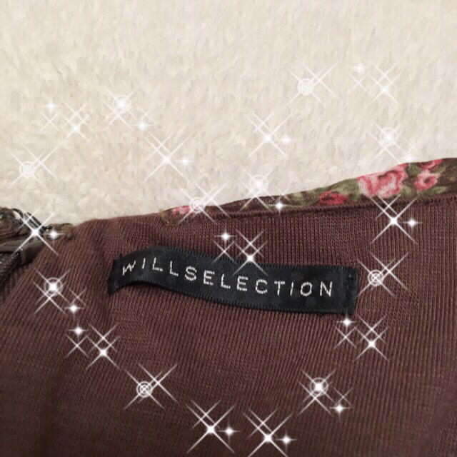 WILLSELECTION(ウィルセレクション)のウィルセレクション 花柄 ワンピース ♡♡ レディースのワンピース(ひざ丈ワンピース)の商品写真