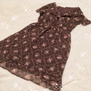 ウィルセレクション(WILLSELECTION)のウィルセレクション 花柄 ワンピース ♡♡(ひざ丈ワンピース)